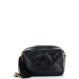 Chanel Vintage Diamond Cc Camera Bag #206635C19B
